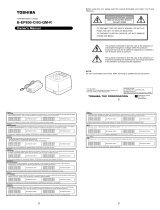 Toshiba B-EP800-CHG-QM-R User manual