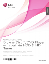 LG HR939D User manual