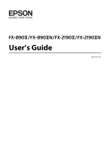 Epson FX-2190IIN User guide