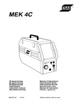 ESAB MEK 4C User manual