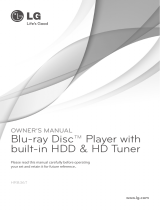 LG HR836T Owner's manual