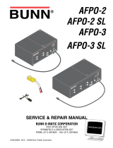 Bunn AFPO-3 User manual