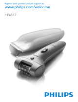 Philips Satinelle Ice Premium HP6517 User manual