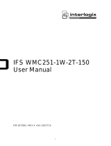 Interlogix IFS Wireless Access Points WMC251-1W-2T-150 User manual