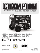 Champion 100297 Owner's Manual & Operating Instructions