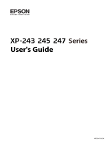 Epson EXPRESSION HOME XP-247 User manual