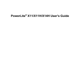 Epson PowerLite X14H User guide