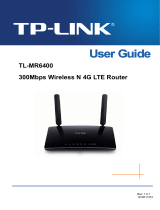 TP-LINK TL-MR6400 User manual