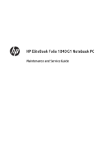 HP EliteBook Folio 1040 G1 Notebook PC User guide