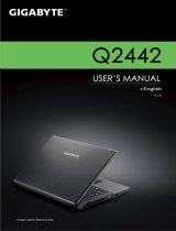 Gigabyte Q2442M User manual