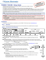 Extron FOXBOX T HD-SDI User manual