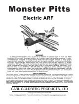 Carl Goldberg Pitts P-12 Park Flyer ARF 38″ Owner's manual