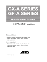 A&D GF-10001A User manual