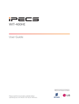 LG-Ericsson WIT-400HE User manual