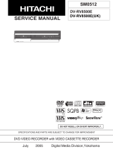 Hitachi DV-RV8500E/UK User manual