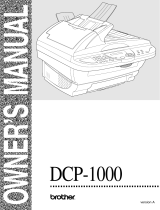 Brother DCP-1000 User guide