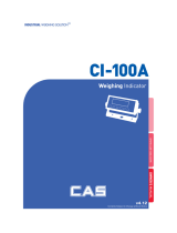 CAS CI-100A Indicator Owner's manual