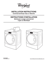 Whirlpool CGD9160GW Installation guide