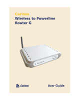 Corinex Wireless to Powerline Router G User manual