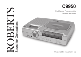 Roberts Recorder C9950( Rev.1)  User manual
