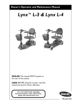 Invacare Lynx L-3X Owner's Operator And Maintenance Manual