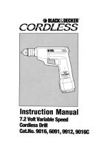 Black & Decker 9016 User manual