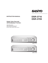 Sanyo DSR-3709 User manual