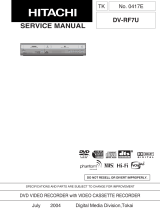 Hitachi DV-RF7U User manual