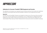 Precor TRM 211 Owner's manual