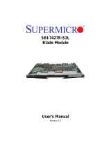 Supermicro SBI-7427R-SH User manual