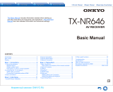 ONKYO TX-NR646 User manual