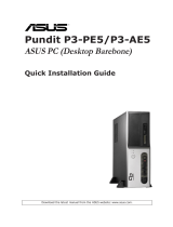 Asus Pundit P3-PE5 Quick Installation Manual