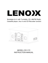 Lenoxx Nostalgia CD117C User manual