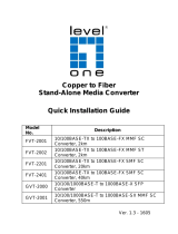 LevelOne FVT-2002 Quick Installation Manual