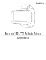 Garmin Foretrex® 601 Owner's manual