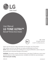 LG HBS-820.ABLABK User manual