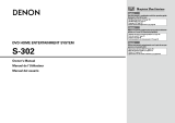 Denon S-302 User manual