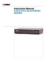 Lorex LH030 ECO BLACKBOX3 SERIES User manual