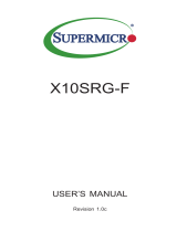 Supermicro X10SRG-F User manual