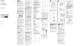 Sony ICF-CD3iP Operating instructions