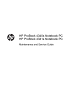 HP ProBook 4340s Notebook PC User manual
