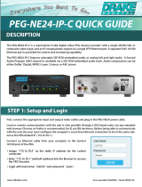 DRAKE PEG-NE24-IP-C Quick Manual