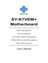 SOYO SY-K7VEM+ User manual