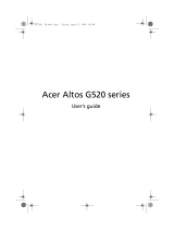 Acer Altos G520 User manual