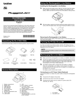 Brother RJ-3150 User guide