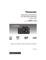 Panasonic Lumix DMC-G3 Owner's manual