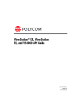 Polycom VIEWSTATION EX API Manual