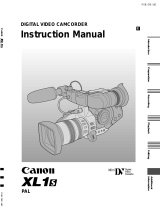 Canon XL1S Owner's manual