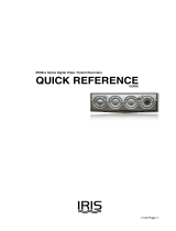 IRIS IRIS8 Series Quick Reference Manual