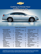 Chevrolet 2009 Impala Quick start guide